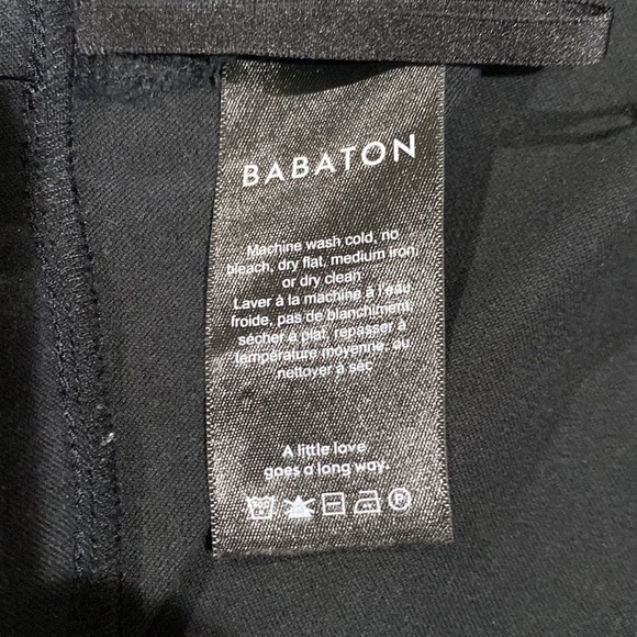Babaton Aritzia Black Pull On Stretch Trouser Pants, Medium - Picture 4 of 5